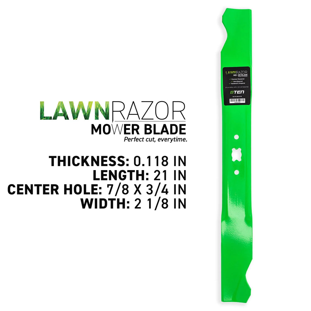for Blade LawnRAZOR inch High 21 Cadet 810-CBL2357D MTD Lift 942-0641 Cub