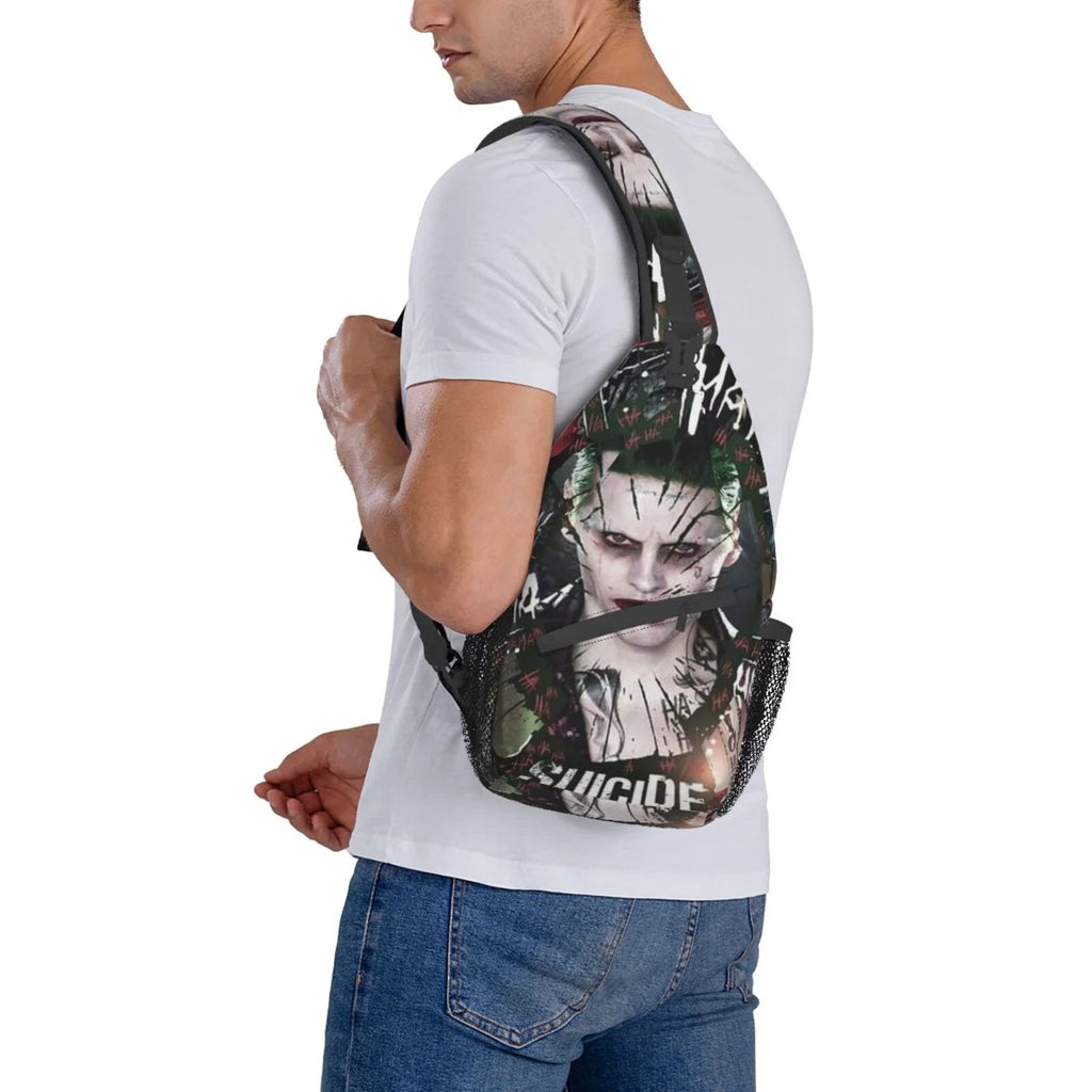 Teen For Diagonally Suicide Chest Women Joker Daypack Squad Men Bag Bags Crossbody Adults Sling Travel Backpack