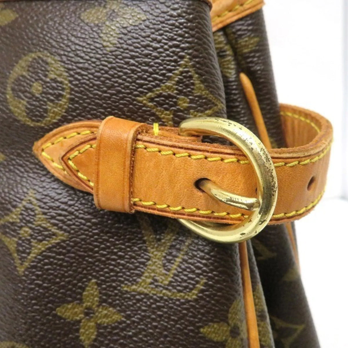 Batignolles Authenticated Used M51154 Louis Tote Monogram Bag Vuitton Horizontal Ladies