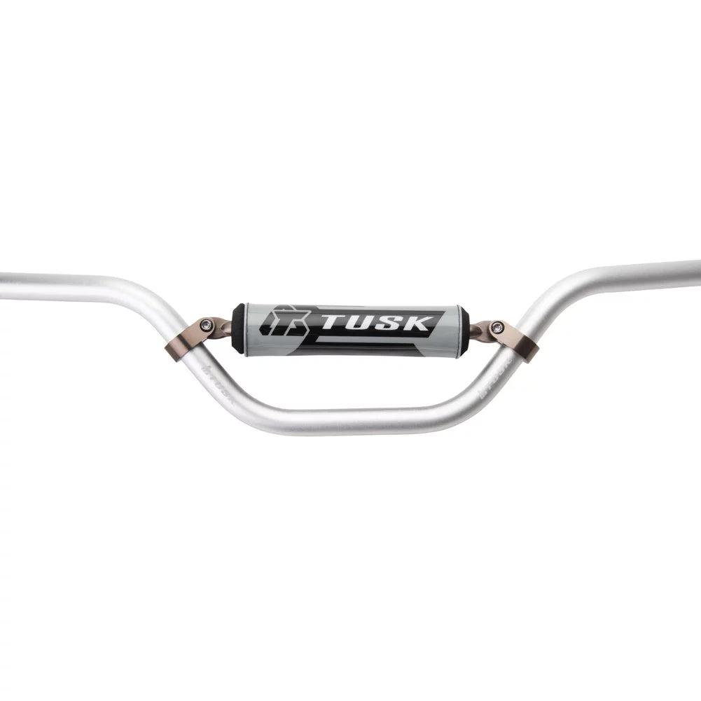 7/8" T-10 Handlebar Tusk Mini Aluminum CR3 Bend SX For LEM Silver 1997