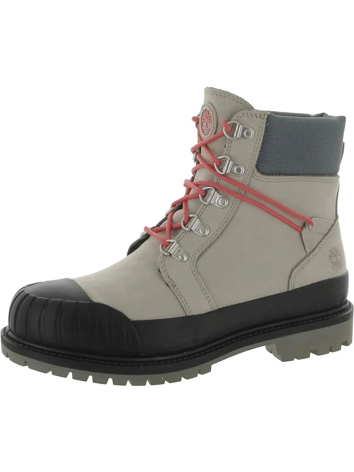 Combat Womens Boots Toe 6" Round & Heritage Leather Lace-up Timberland