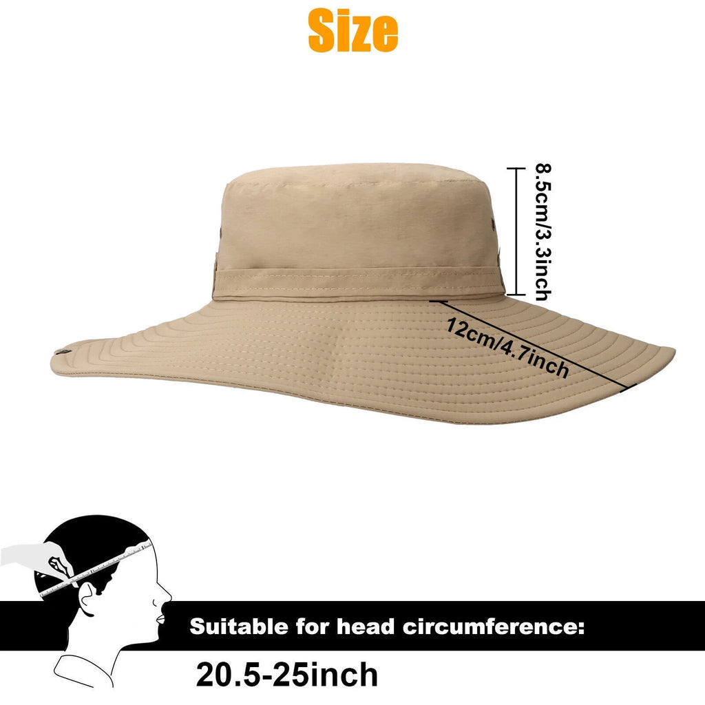 Sun Women Wide Men Hiking Protection for Brim UV Garden Bucket Cap Hat Fishing