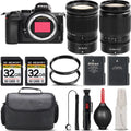'- Filter + Mirrorless Z5 + Cleaning 64GB with + + UV VR Battery Storage Nikon Lens f/4 + Version 24-200mm Case International S Lens f/4-6.3 Backup 24-70mm + Kit