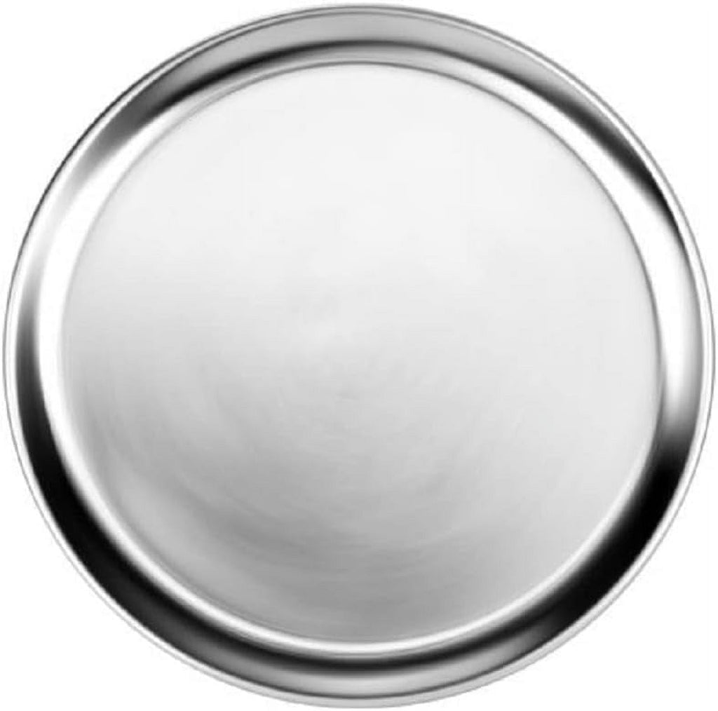 15” Tray TrueCraftware- Baking of Wide Pizza Pan Home Set Pizzeria Aluminum & Baking Rim- Round Kitchen Restaurants Pizza Tray Pizza Round Tray Tray for Bakeware 3 Pan