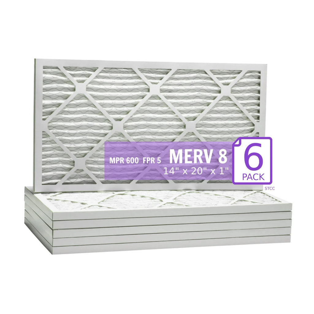 Filter, Air DMK80 Purolator Pack) Surface MERV Pleated 14x20x1, Extended (6 Mechanical 8,