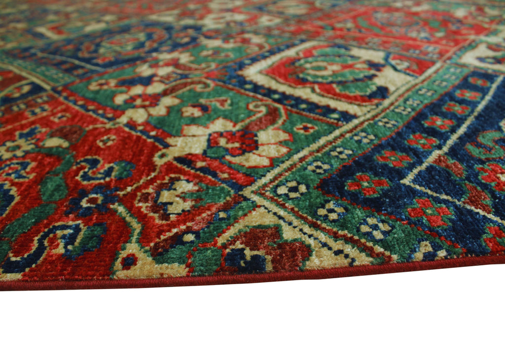 x 9'10" Aria Rug, Reggie 7'11" Red/Blue