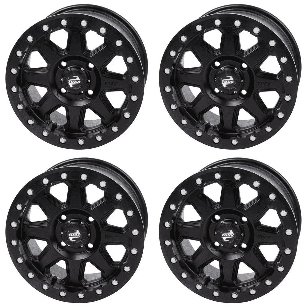 2021-2022 Pro Can-Am Beadlock Hd10 Matte Uinta Star + Black 14X7 (4 4/137 Pack) Defender 3.0 Lone 4.0 For Tusk Wheel