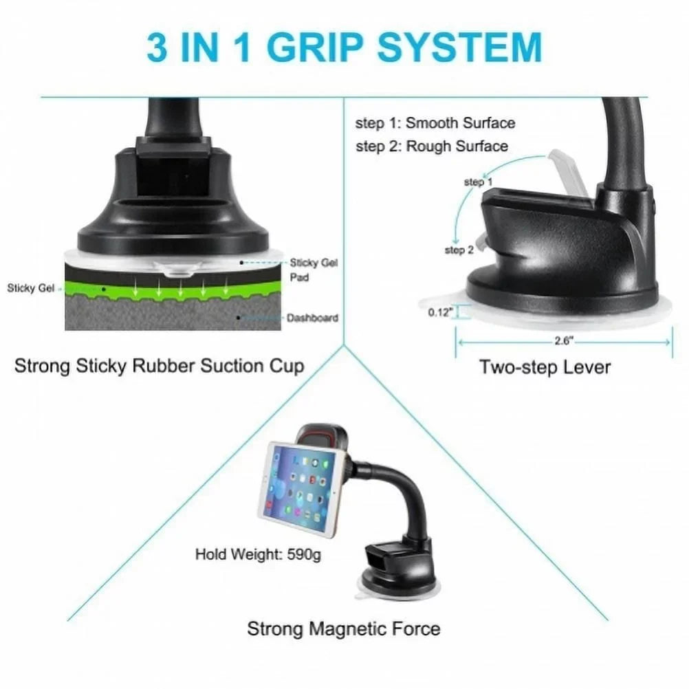 active S9 S8+ RED Magnetic Mount Razer One - Holder Plus - M1D 6, S10e 5T, w S10 Nokia 3.1 - for Phone - Pro Charger Galaxy Retractable S8, 8, 2 Car OnePlus Samsung Plus Hydrogen 6T, Plus, 7