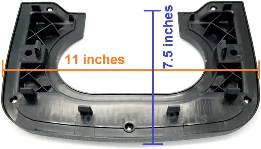 Ford Install Compatible Replacement 1997-2003 Custom (Light Pad Center Console Parts F-150 Cupholder Grey) with