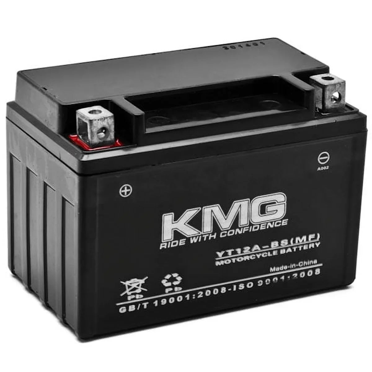 Scooter ATV OEM YT12A-BS with 2005-2012 Snowmobile 1000 Free Powersport Replacement Battery KMG High Motorcycle SMF Compatible Sealed Maintenance GSX-R1000 Suzuki Battery Performance 12V