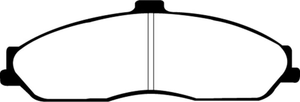 2005-2006 EBC GTO Cadillac Pads CHEVROLET Front Ultimax2 4.6 select: CORVETTE, Brake Fits XLR 03-04 PONTIAC 1997-2013