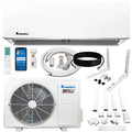 ft. to 21.5 Btu Pump sq. Heat Mini-Split Conditioner Ductless Air 400 SEER2 Klimaire 9,000 up