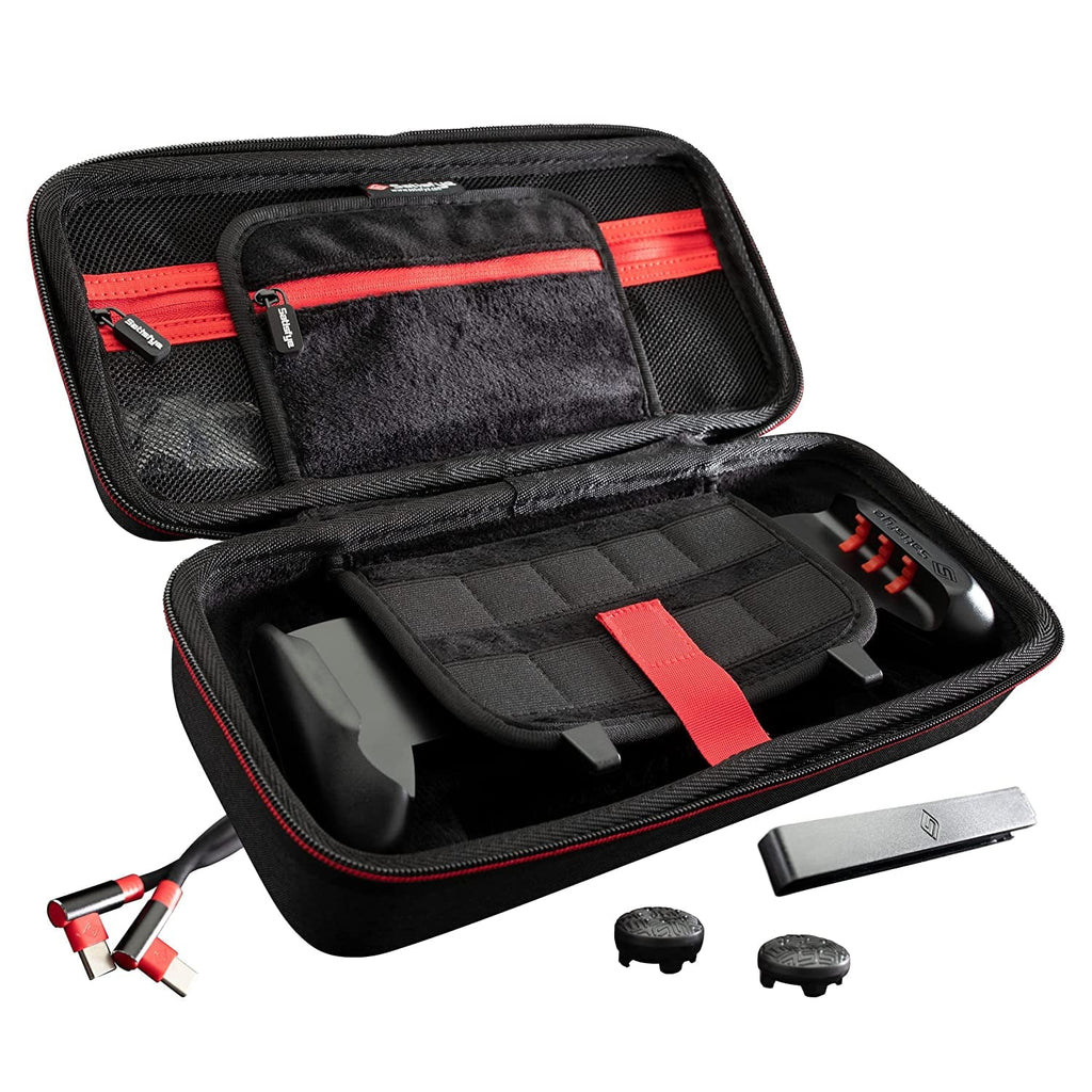 Rail a Bundle, Profile Elite Switch Thumbsticks+1 C-C Case with Cable. The Pro Gen and OLED JoyCon BONUS: Grip, 3 2 Compatible Satisfye USB includes: Elite Bundle Accessories - ZenGrip Low