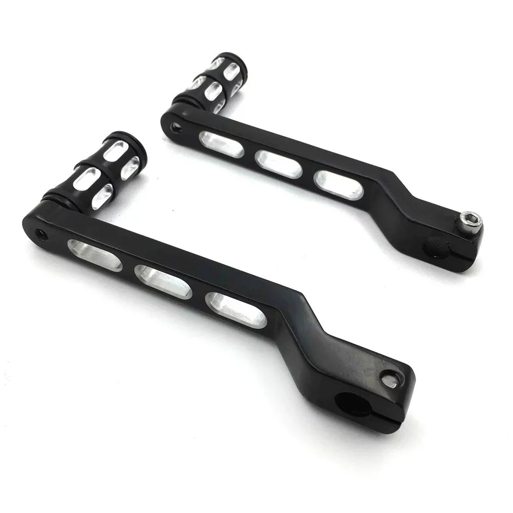 Heel Black 009A- Style Motorcycle Aluminum Shift Harley 1988 Electra and Shift Davidson HTT- Glide Shifter Levers/Gear For Pegs Toe Pedal Levers later w/