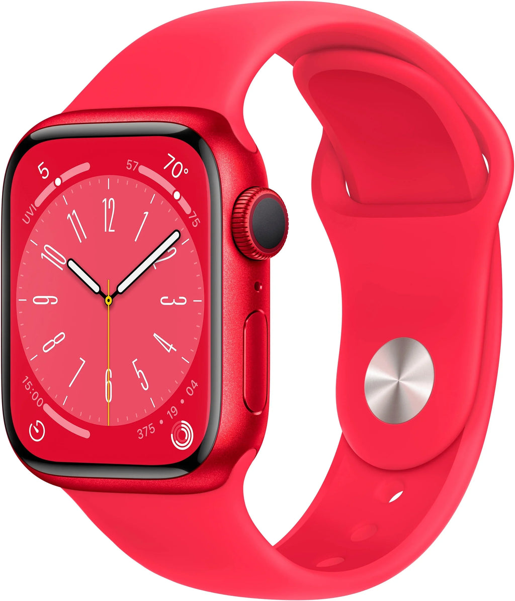 '- (PRODUCT)RED Gen Band Aluminum Series Watch 8 41mm Restored Apple 8 (Refurbished) Sport MNUG3LL/A (PRODUCT)RED