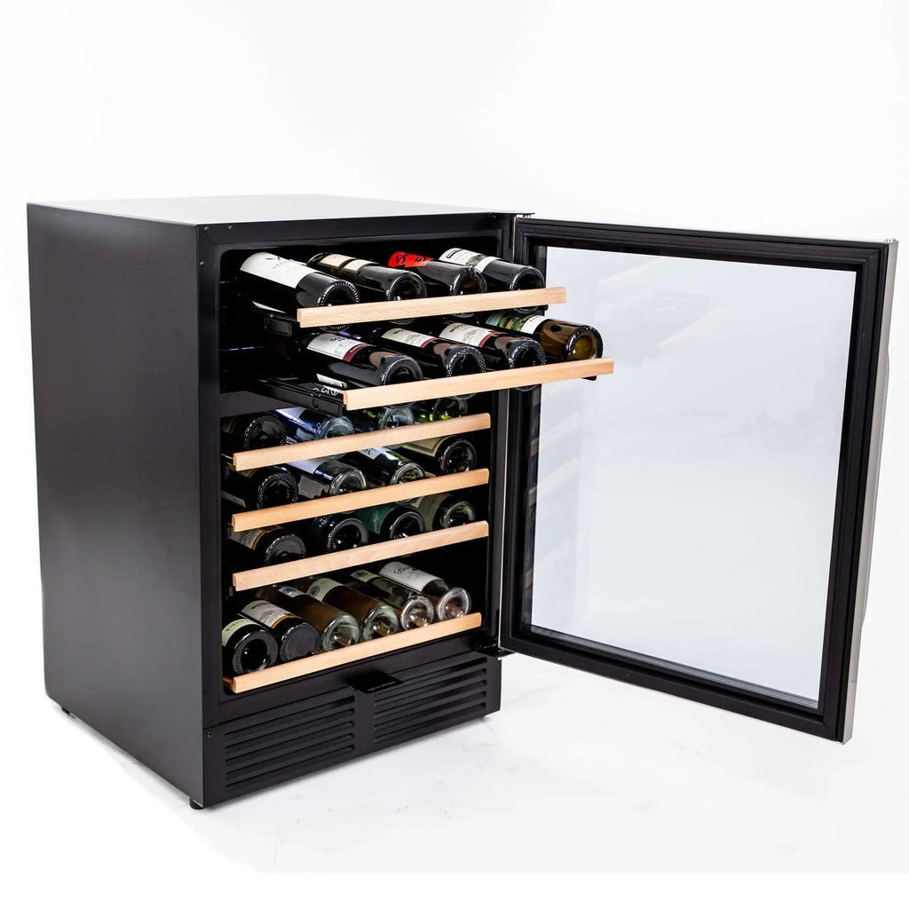 On WINE COOLERS Stainless Black WCR496DS AVANTI