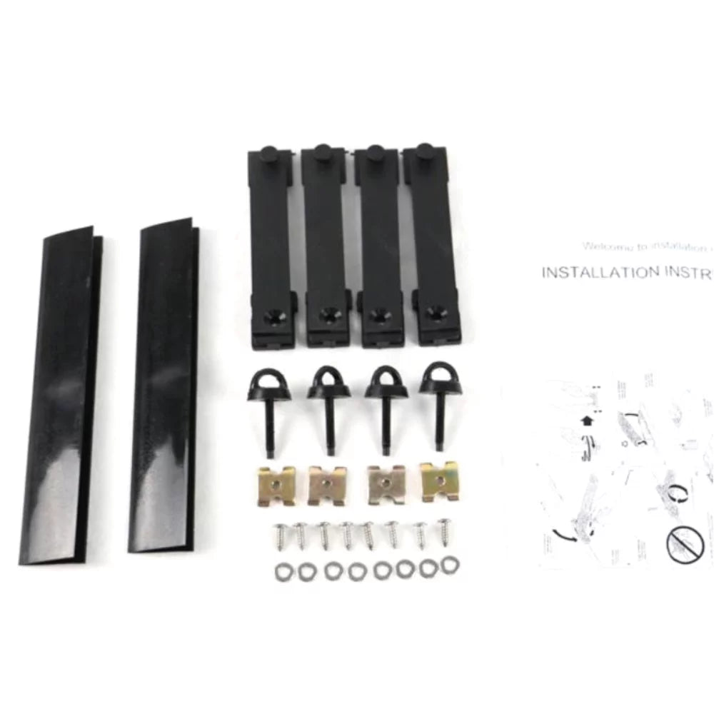 Ford 2Pc Police Interceptor Explorer Aluminum Roof Bar Rack Utility Black For