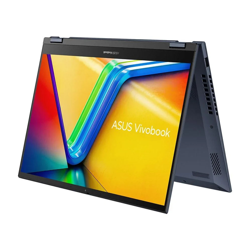DDR4 Vivobook Core ASUS Blue WiFi BT Drive Laptop 1220P Processor Home Computer 12th 1.1GHz Flip 8GB Graphics UHD Windows 2-in-1 S Intel State i3 Gen 256GB 14" 11 Quiet TP3402ZA-OS34T Solid RAM Intel