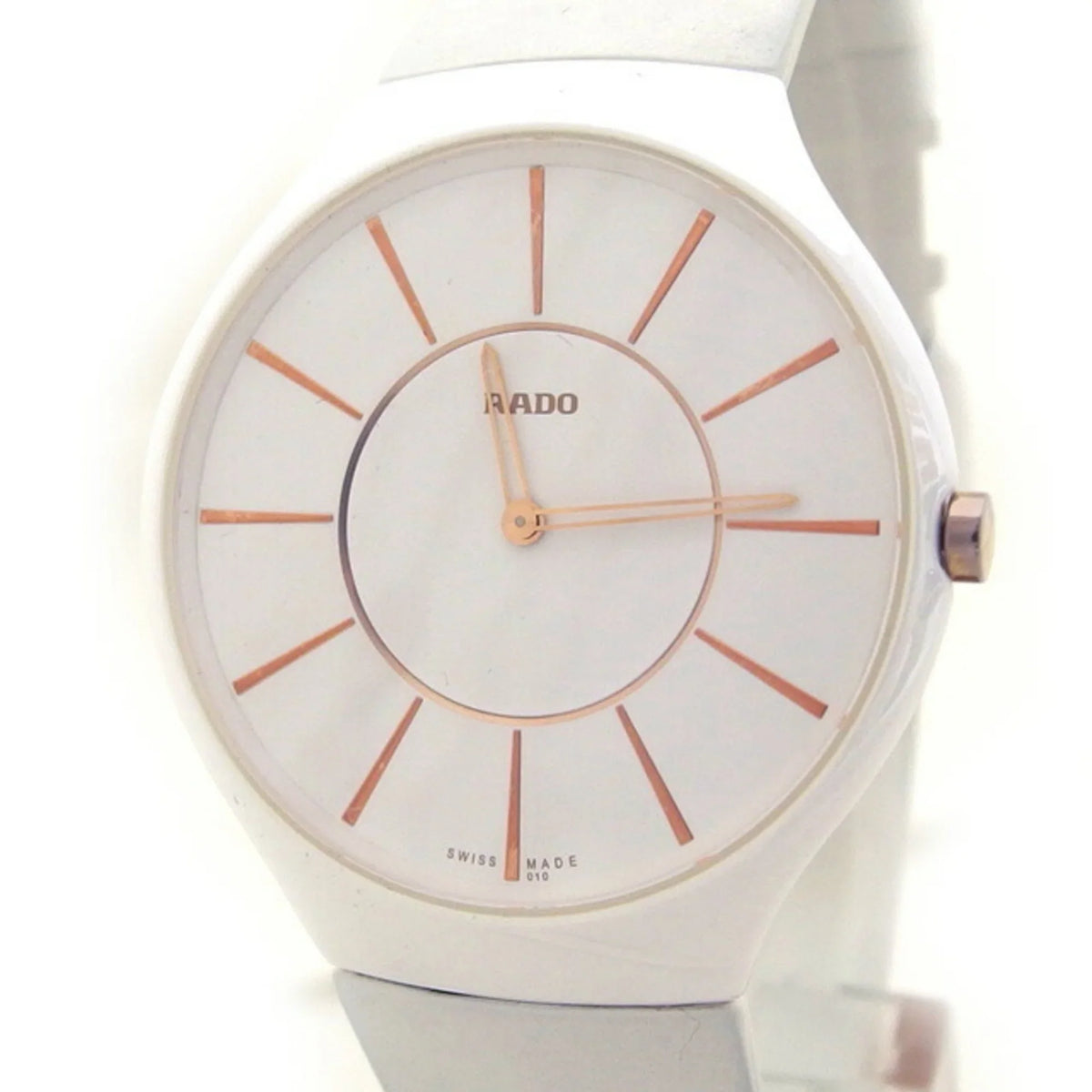 Watch White Men's True Pre-Owned Thinline Quartz Rado (Good) R27957109
