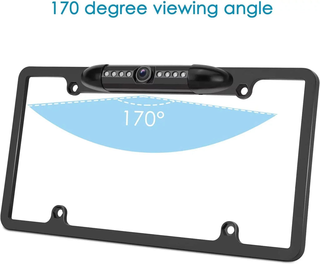 Plate ALPINE INEW970HD Backup Frame for Rearview INE-W970HD Absolute Camera Black License