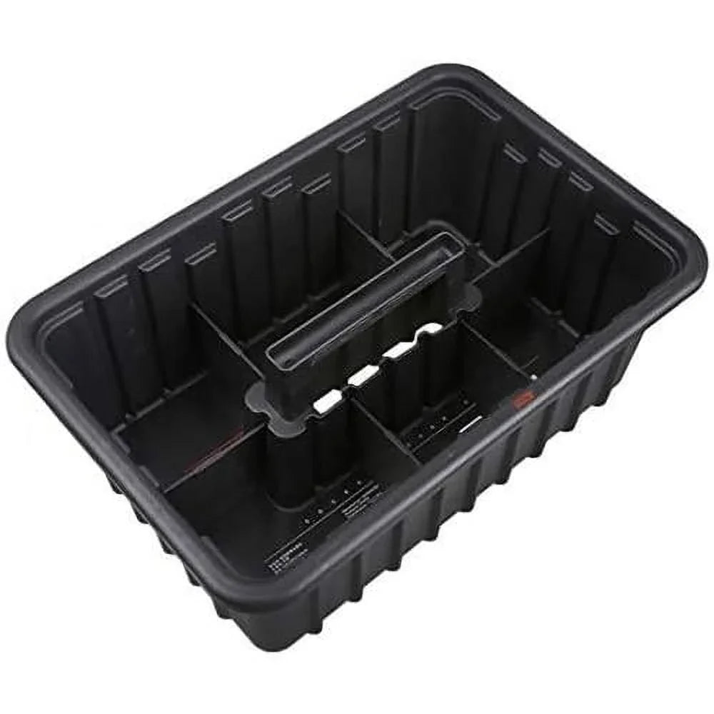 W/ Janitorial Utility Tote Bucket Cleaning Portable Caddy Organizer Basket Large Caddy Compartment Shower Storage Deluxe Shower Capacity Plastic For Dividers Supplies 6 Shower 6 DIY Caddy Divided