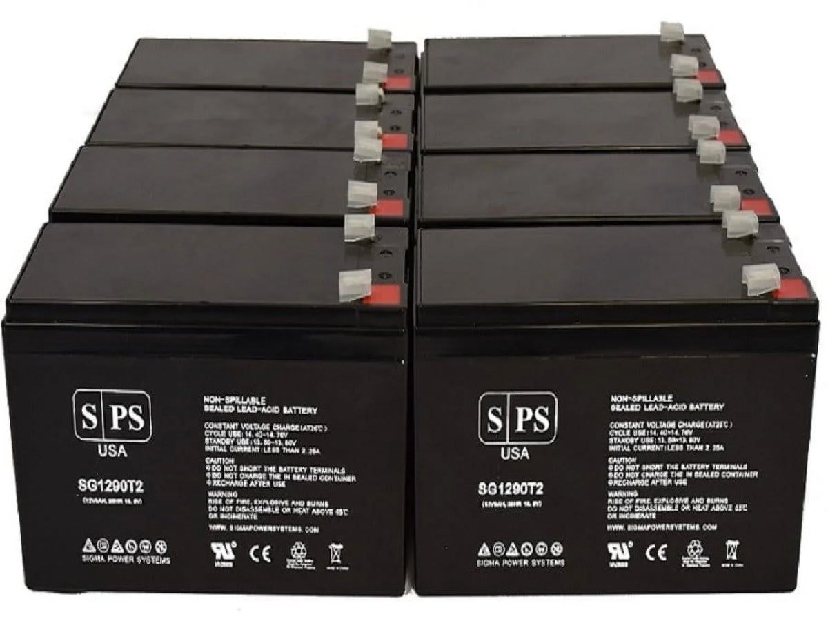 SPS (8 T2) (Terminal Battery ZS01 SEA PRO for (SG1290T2) 12V Pack) DOLPHIN, 9Ah Replacement Brand DOO
