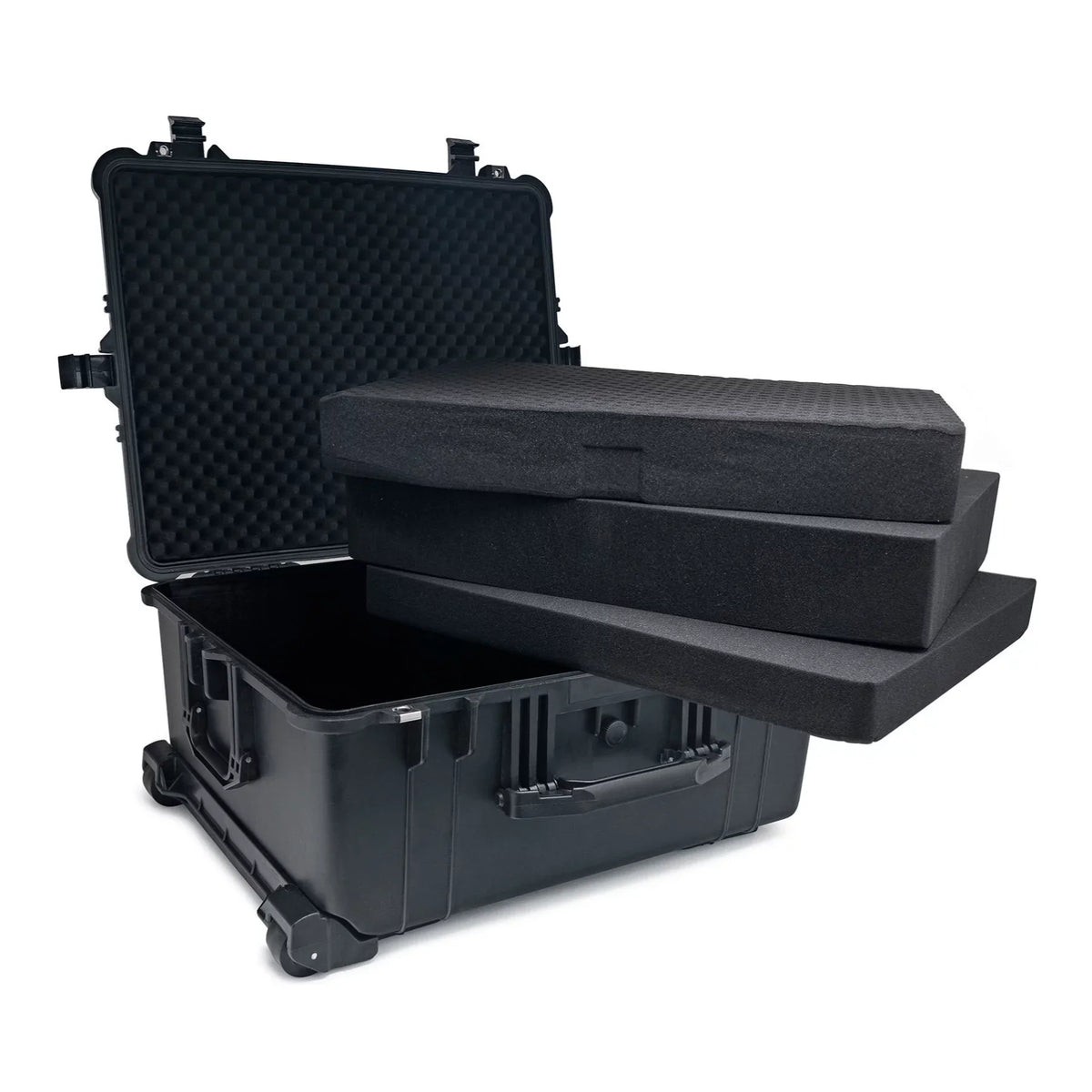 x Foam (25 20 Hard x Customizable 12 Koah Weatherproof with Wheeled Case Inch)