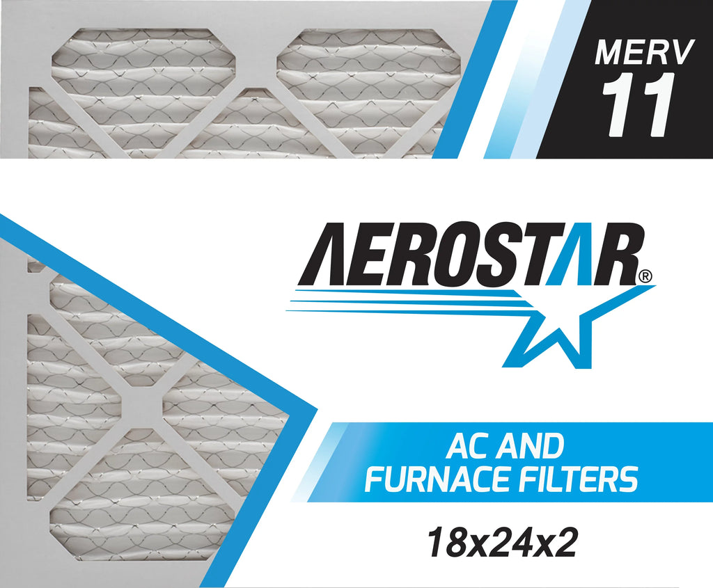of Filter, the USA 18x24x2, 11, Aerostar Pleated in Made Box Air 18x24x2 MERV 6,