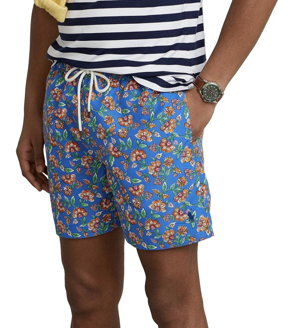 Ralph Lauren Men's Swim Trunks Classic Traveler Polo Size 5.5-Inch XXL