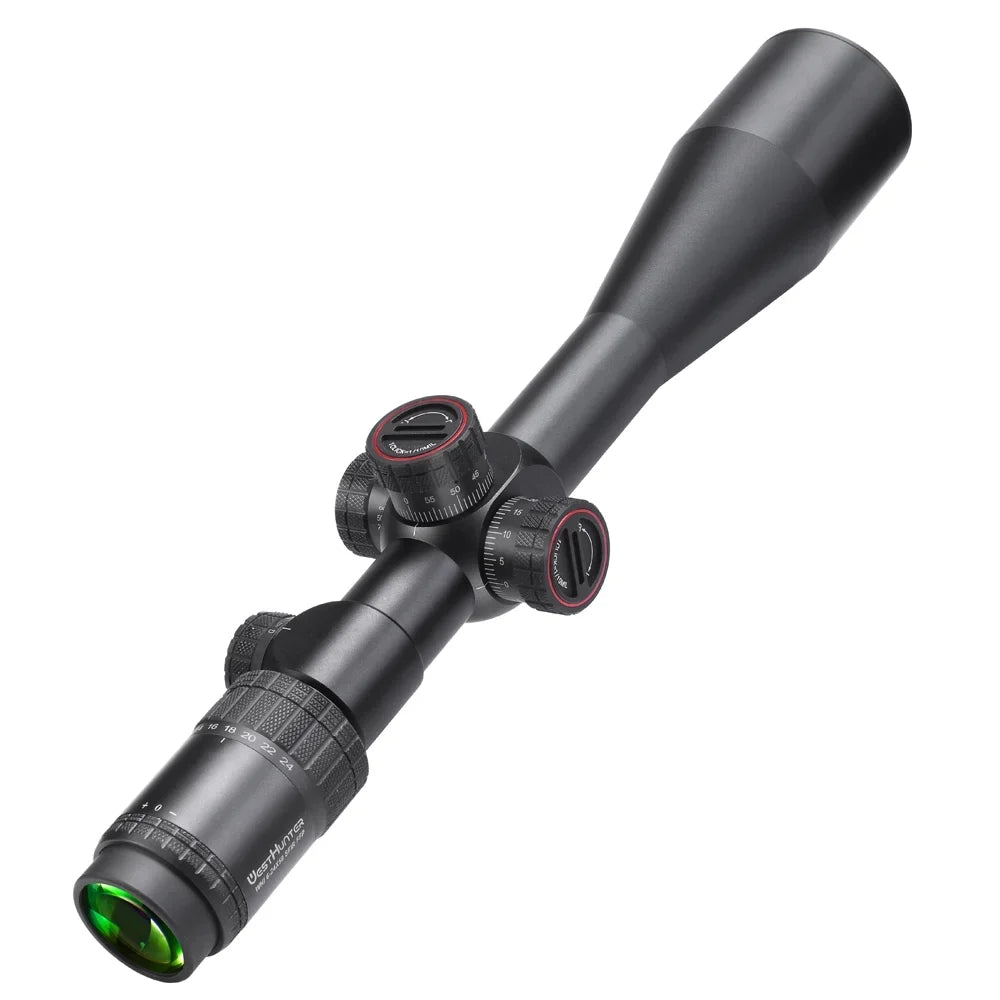 Rifle Illuminated 6-24X50 30 FFP Riflescope Scope, WHI Optics WestHunter SFIR mm