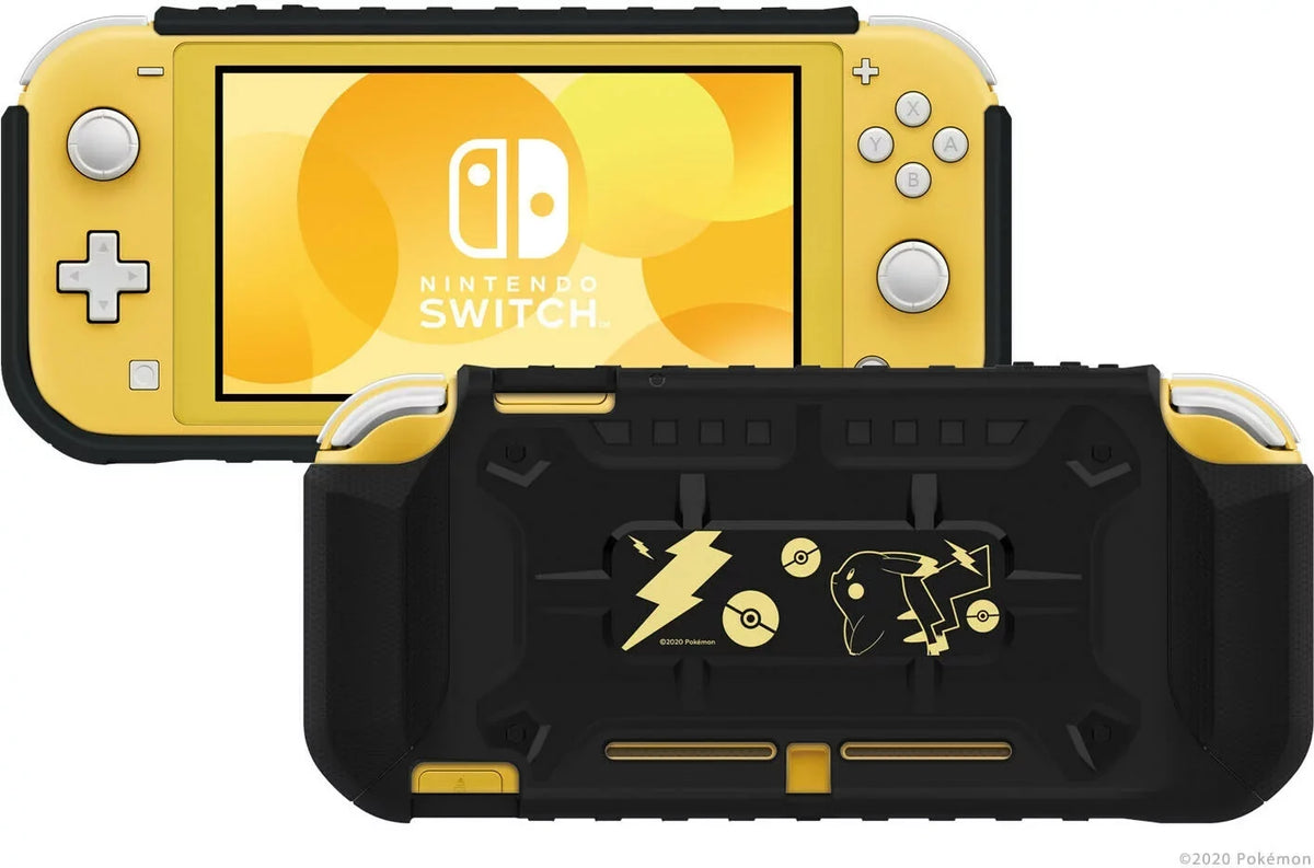 and - for Switch Lite Hybrid Armor System Gold Hori Nintendo Black -