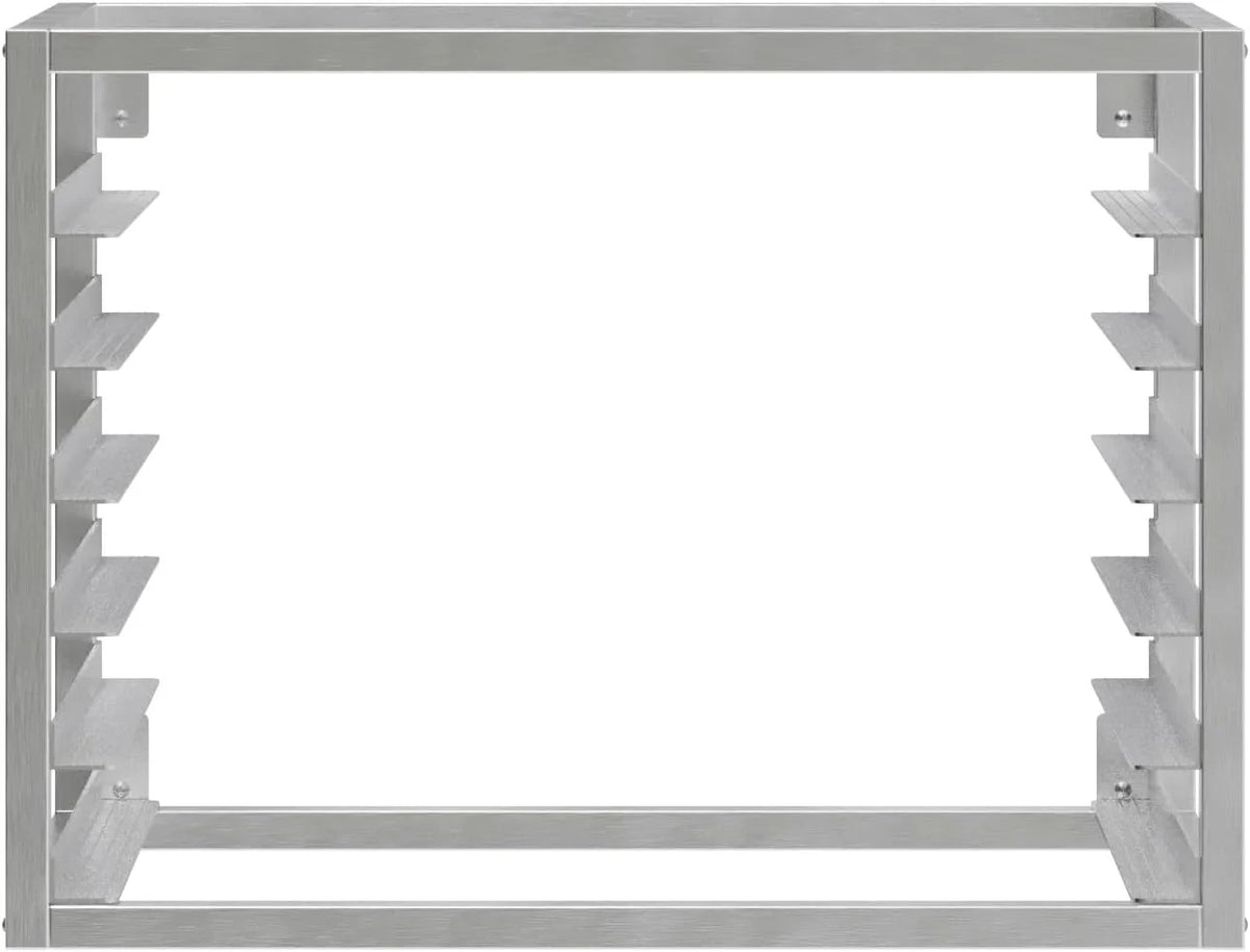 Full-Size 6 Pans. Wall x Pan Sheet/Bun x - Rack 18" Mounted 21". Fits Sheet 28"