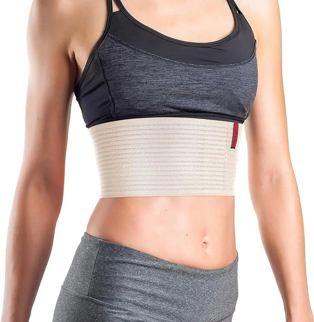 Wrap Aid Brace Plus Dislocated - - Belt Fractured, Chest Size Rib Support 3XL Post-Surgery Broken Elastic Unisex Cracked, / Comppression ORTONYX of Ribs 6.25" Rehabilitation ACOX5226-BG-3XL Beige