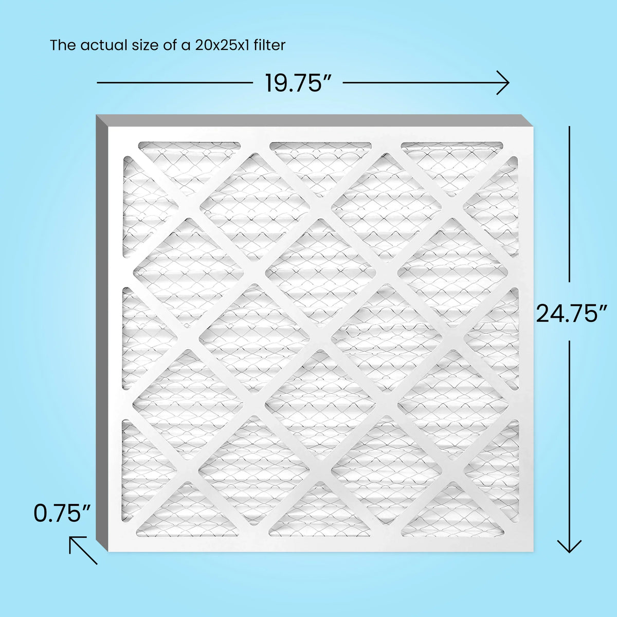 Air MERV 1000, Filters, 4-Pack Filter, 11, 20x25x1 Air Filter, Simply Furnace MPR AC