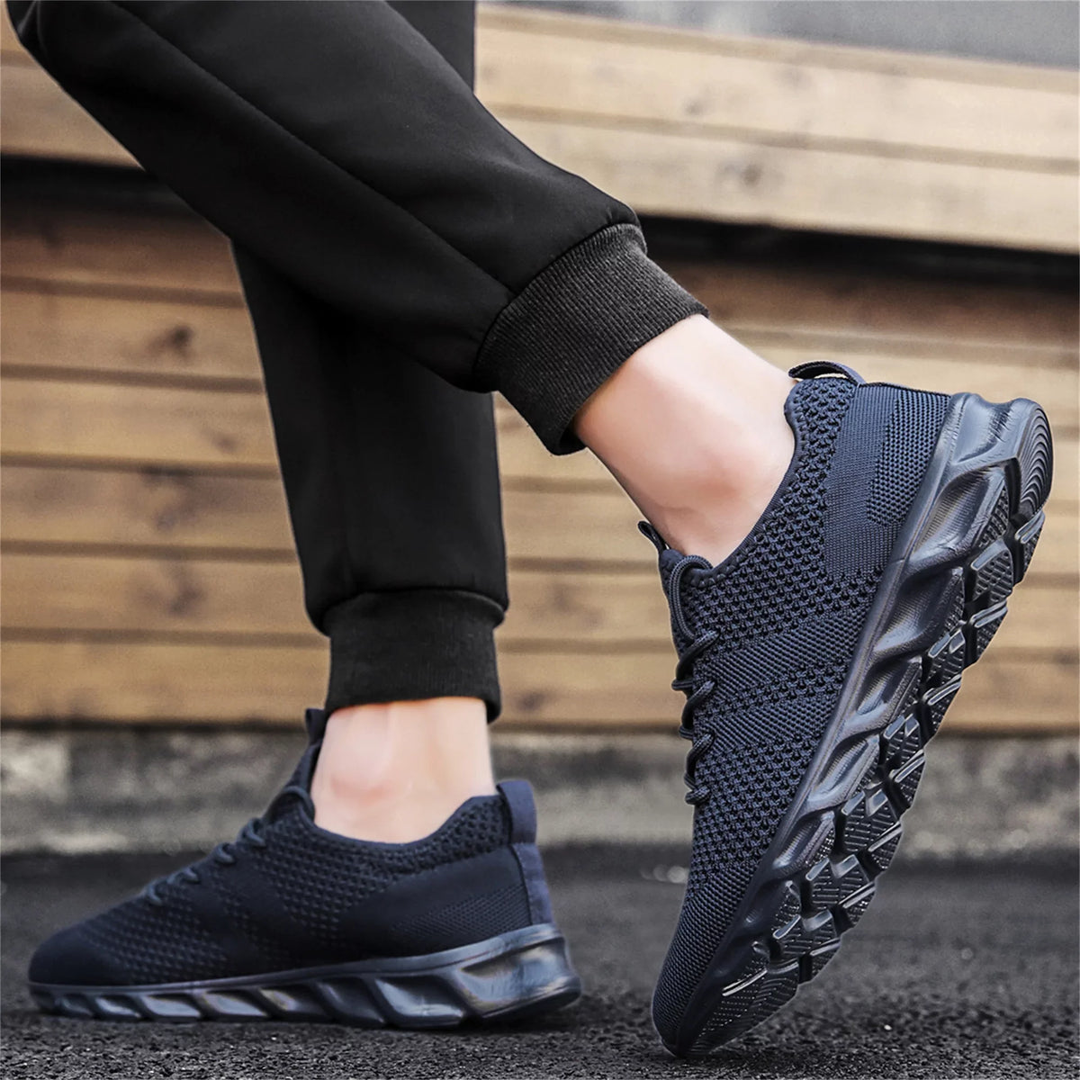 Mens Sneakers Running Athletic Lightweight Sport Shoes Casual Comfortable Walking Fashion Shoes Mesh Breathable Sole Damyuan
