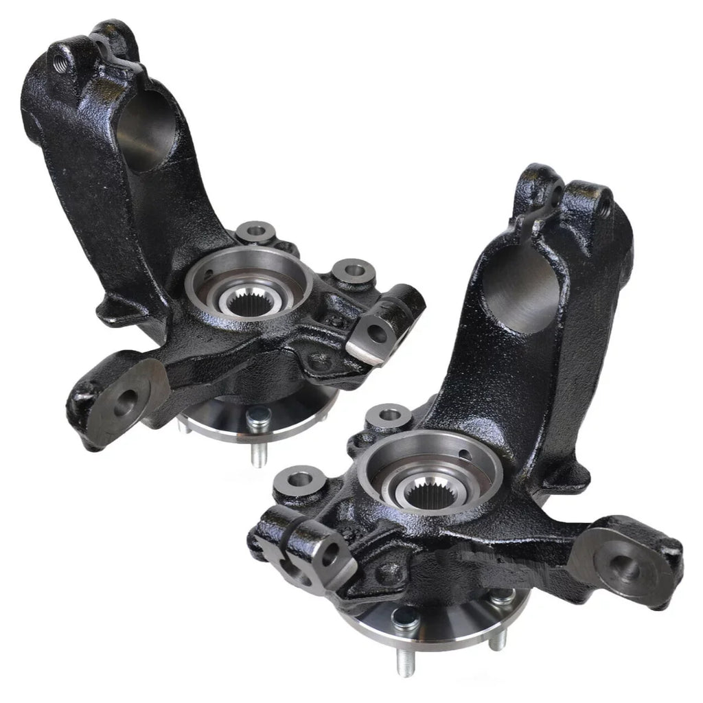 Passenger 2016 Ford Driver 2 Focus 2015 2013 with AutoShack 5 Hub Wheel and Side 2017 of Steering FWD Assembly 2.0L Lugs Knuckles Front 2012 2018 ABS 2014 and Bearing Replacement for Set