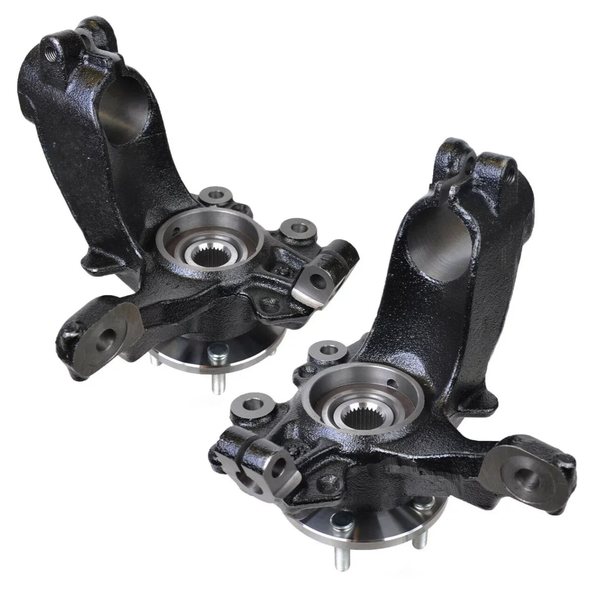 Passenger 2016 Ford Driver 2 Focus 2015 2013 with AutoShack 5 Hub Wheel and Side 2017 of Steering FWD Assembly 2.0L Lugs Knuckles Front 2012 2018 ABS 2014 and Bearing Replacement for Set