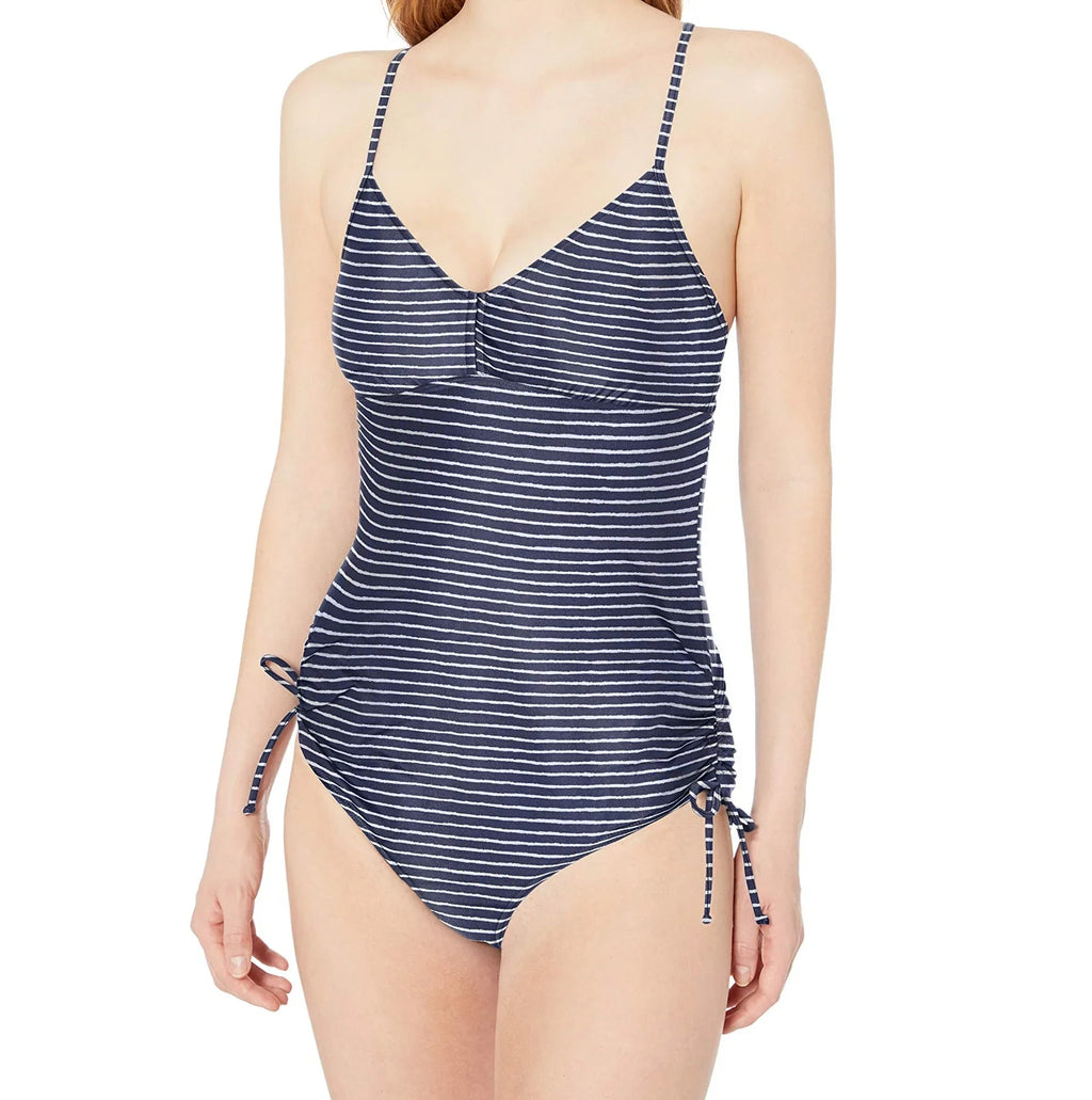 One Piece Anchor Size prAna Moorea (S) Small Strap Convertible Blue Stripe