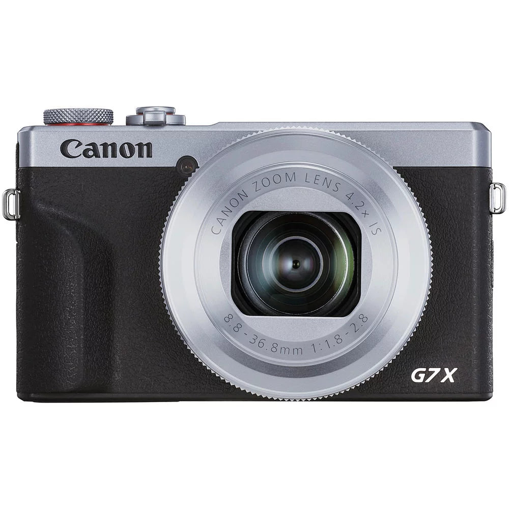 Yr Spider + (Silver) G7 Canon Camera Mark Warranty + - Tripod 64GB X III 1 PowerShot Digital