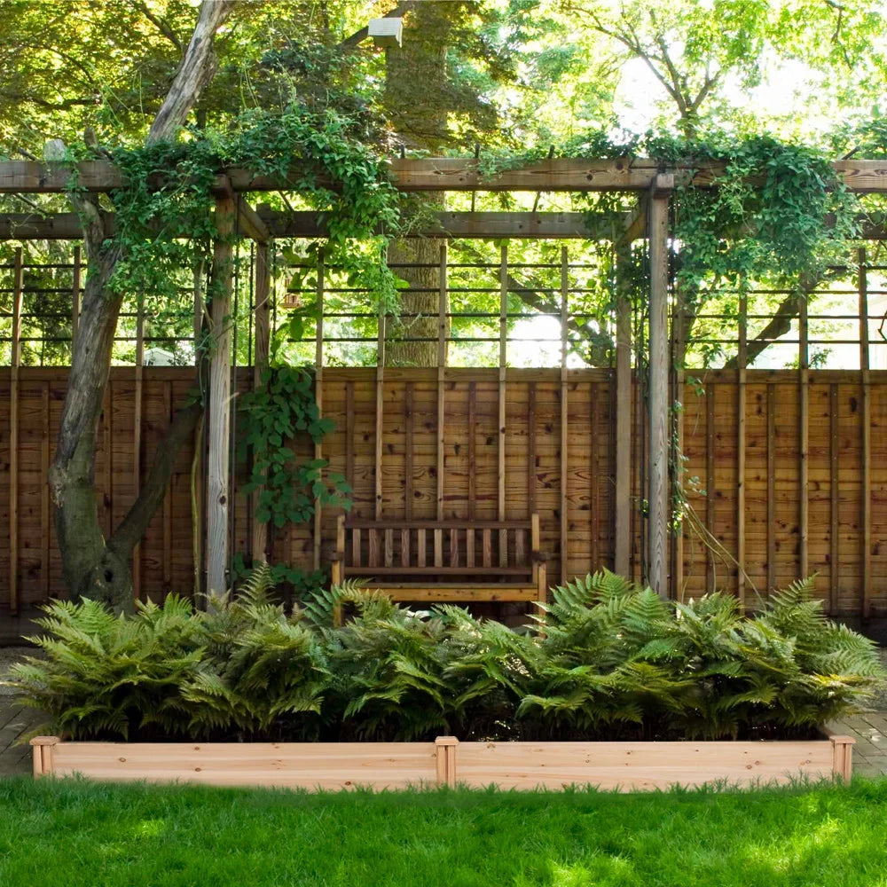 Yard Bed for Raised Greenhouse Planter Box Patio Alden Wooden Design Garden