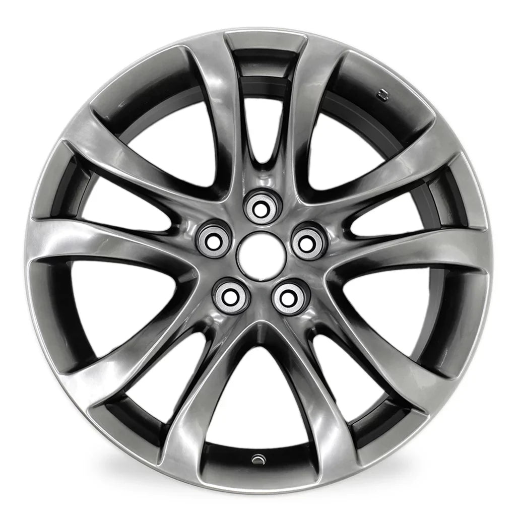 Single 2014 New 6 Mazda Wheel Quality Replacement Automotive 19x7.5" - OEM Dark Rim Silver 19" 2017 for Hyper