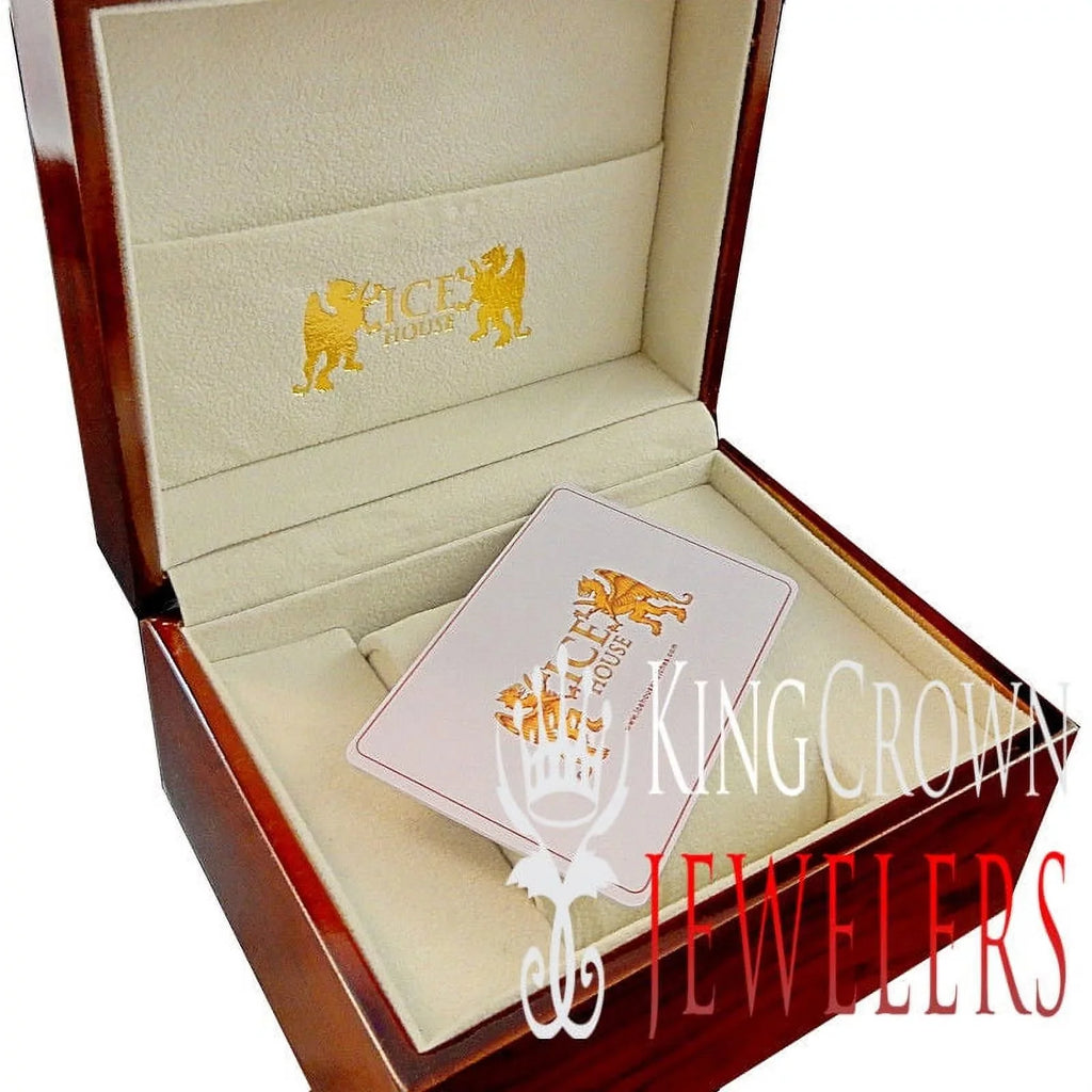 Khronos Watch Inspired Function Diamonds Gold Lab Exclusive Tone Rodeo W/Date Time Out Piece Celebrity Rose Custom Iced Jo