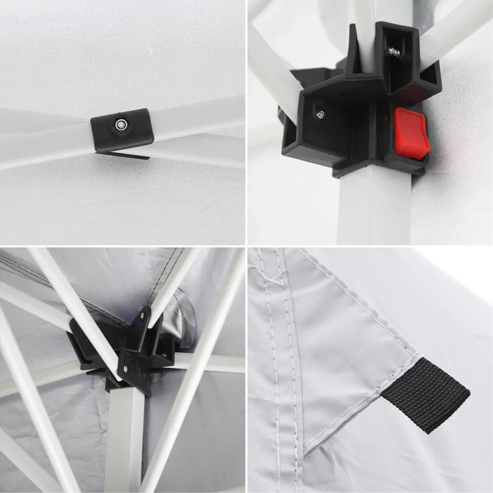 H) - 8.5)ft and x - x 10 Waterproof enjoy x our any 300 durable 250)cm x (L W x 49.83 Stay Windows tent! - dry (600 (20 with Tent event White Folding / x with -