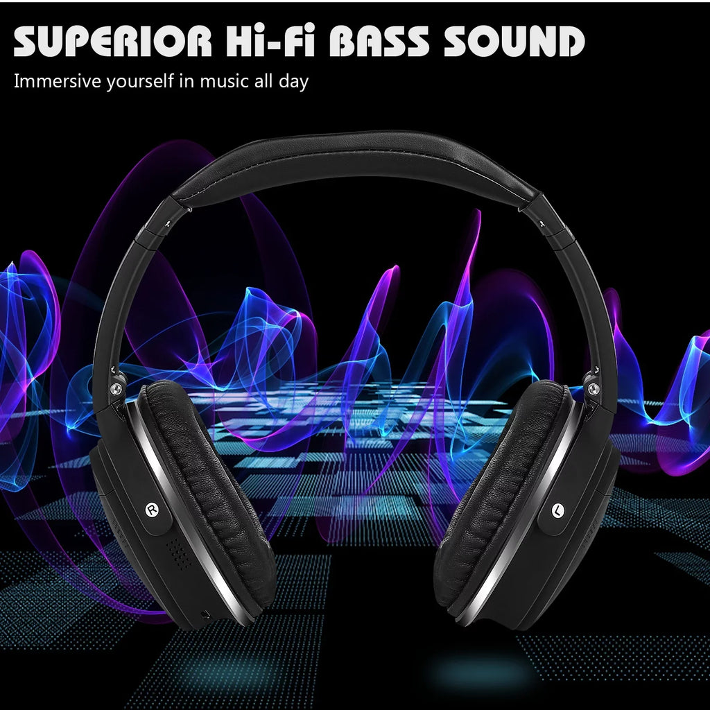 Support Ultra Audio, Superior with Call Ear 5G Deep with ZTE Resolution High Stereo UrbanX Axon UX35 Over Earphones Phone Wireless Bluetooth The for Bass, 30 Headphones Mic Comfort