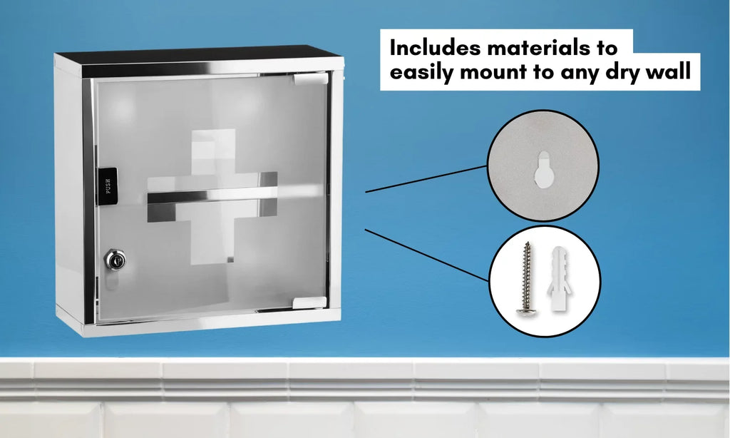 Cabinet Lockable Toughty Medicine