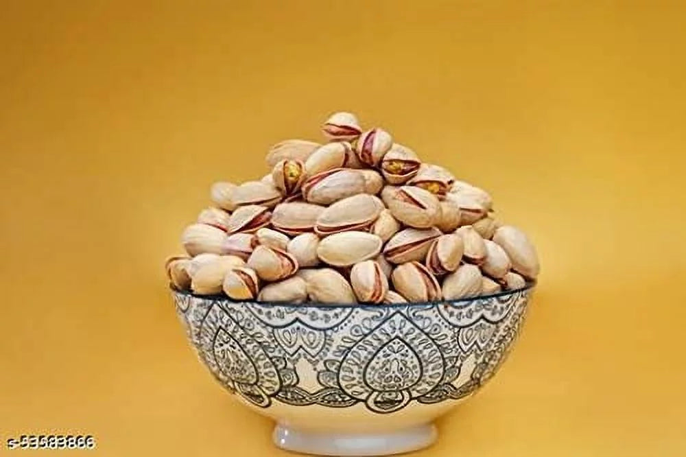 & and Healthy (Pouch Roasted Salted - Breakfast, Snack Pista Morning Nature Californian Dry (400G) Pistachios Fruits Pack) Prime