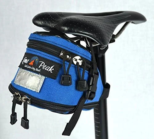 1000 Seat Blue Mount The Lone Peak Bag Expandable Bag | Bag | | Bike Durable | (Made Nylon - USA) in Pack Mini-Wedge Seat | Superior Bikepacking Saddle D Bicycle