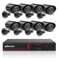 Set Camera Video Remote 8 Phone P2P Full Definition Recording for Monitoring Recorder System Home Office High and DVR KKmoon