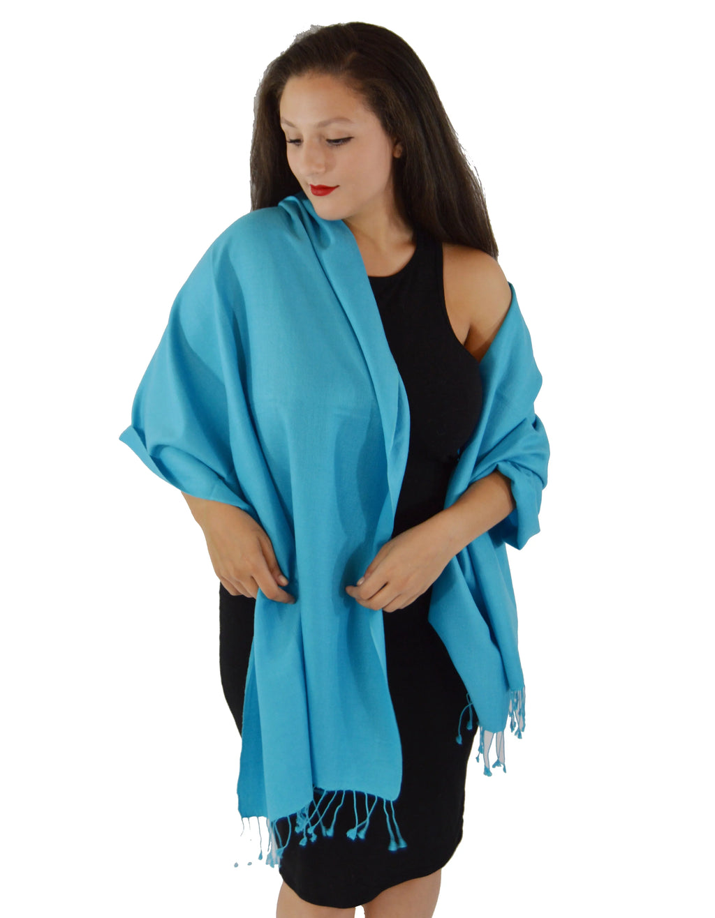 Shawl/Cashmere/Cashmere Scarf/Scarves/Shawl/Shawls/Stole/Wrap/Pashmina Scarf/Wool/Silk Scarf/Pashmina (Turquoise)