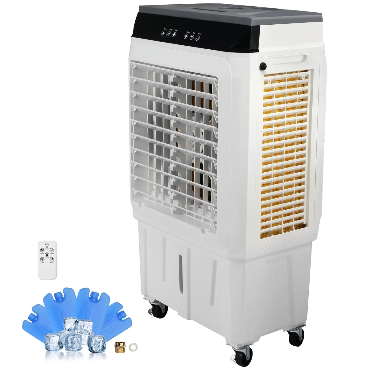 Timer Gal Humidifier SKYSHALO 7 12h Cooler CFM Evaporative 3-in-1 Air Swamp 2100 Cooler